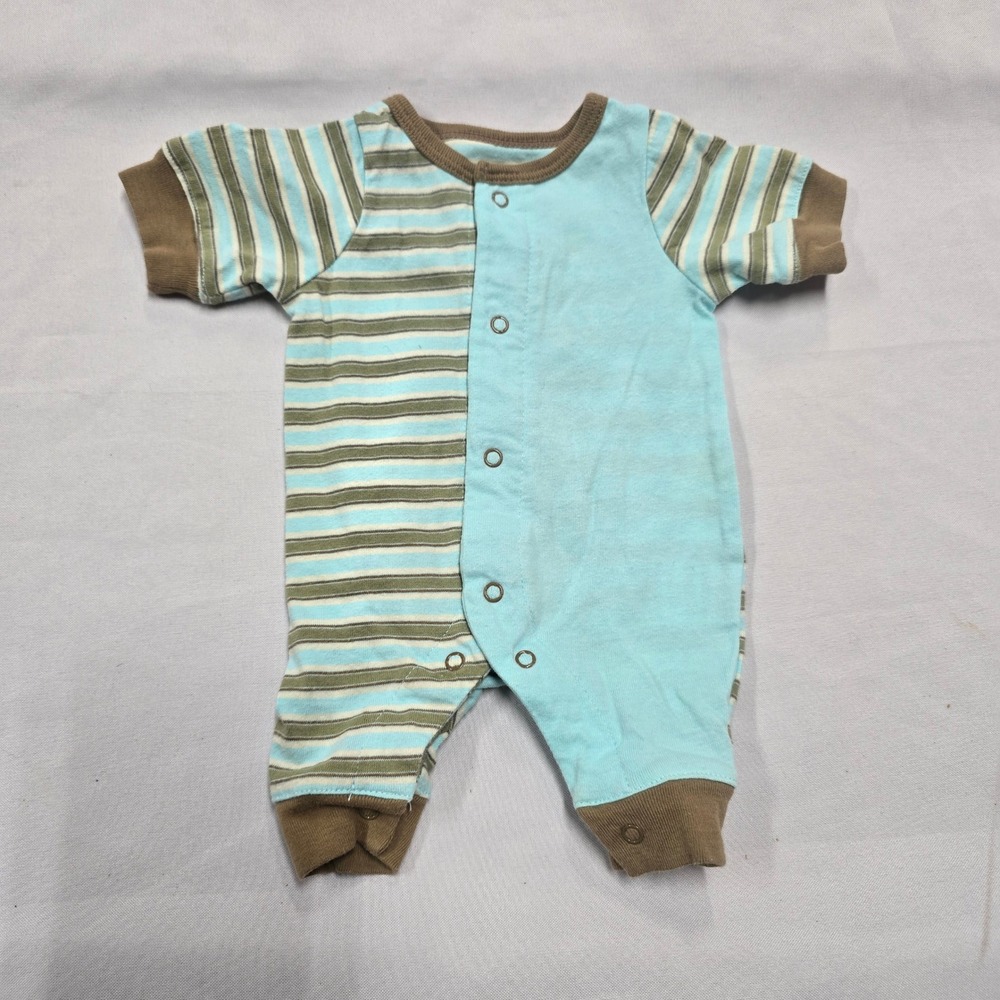Mutts Patrick McDonnell Baby Preemie One Piece Romper Organic Cotton Stripe TINY